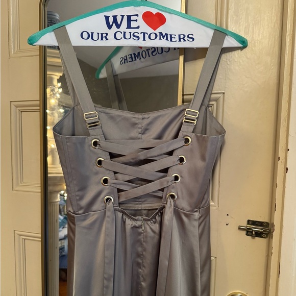 SHOW ME YOUR MUMU Clarissa Corset olive sage green dress maxi gown bridesmaid M - Picture 9 of 11